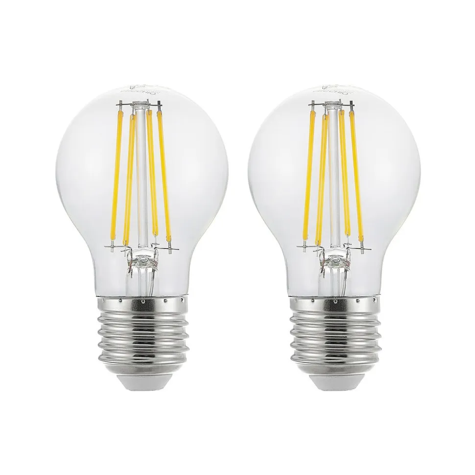 LED-pære E27 A60 6,5 W 827 3-trins-dæmper, 2 stk