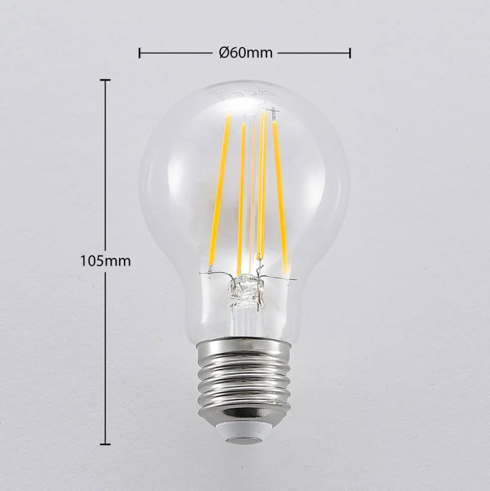 LED-pære E27 A60 6,5 W 827 3-trins-dæmper, 2 stk