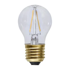 LED-pære E27 G45 filament 1,5W 2.100 K Soft Glow