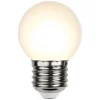LED-pære E27 G45 til lyskæder, hvid 2.700K