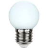 LED-pære E27 G45 til lyskæder, hvid 6.500K