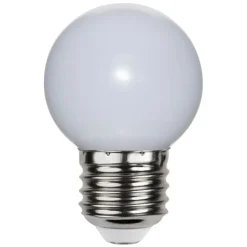 LED-pære E27 G45 til lyskæder, hvid 6.500K