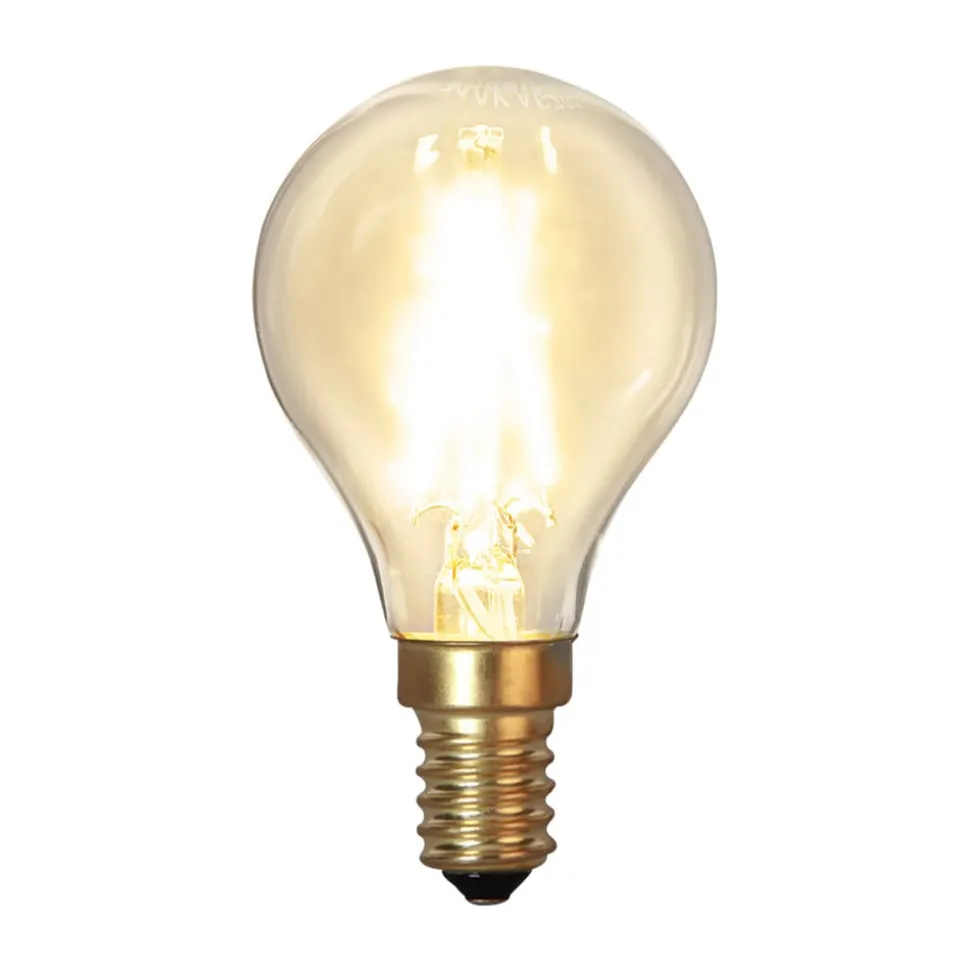 LED-pære E14 P45 filament 1,5W 2.100 K 120 lumen