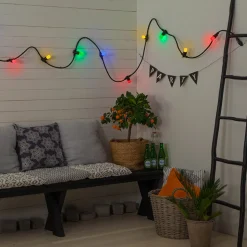 LED-pære E14 ST26 af plast, grøn