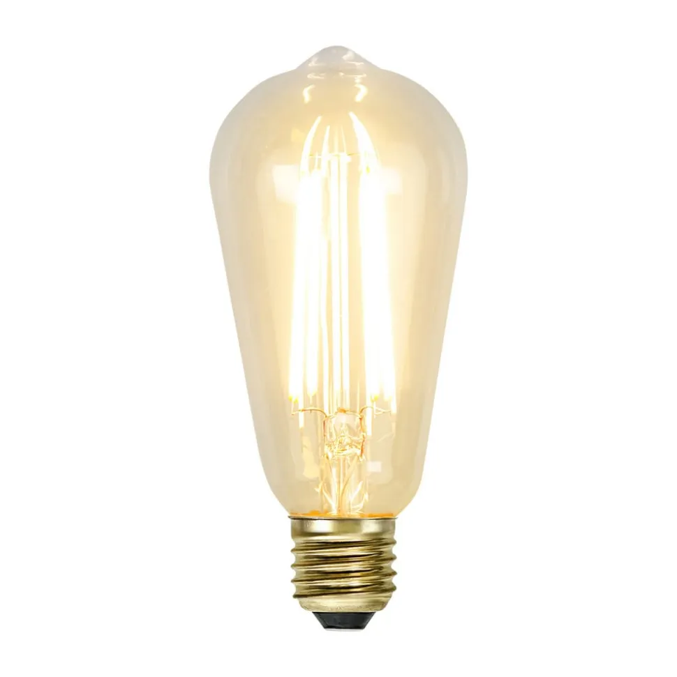 LED-pære E27 ST64 3,6W 2.100 K Soft Glow, dæmpbar