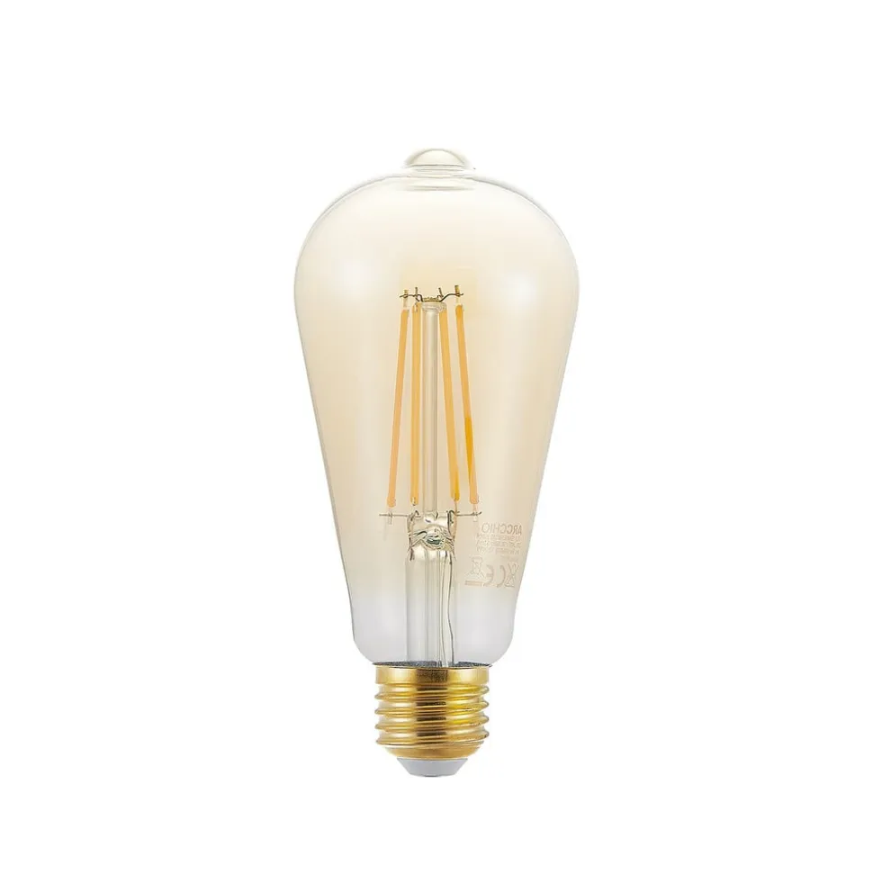 LED-pære E27 ST64 6,5W 2.500K ravfarvet 3-trins dæmper
