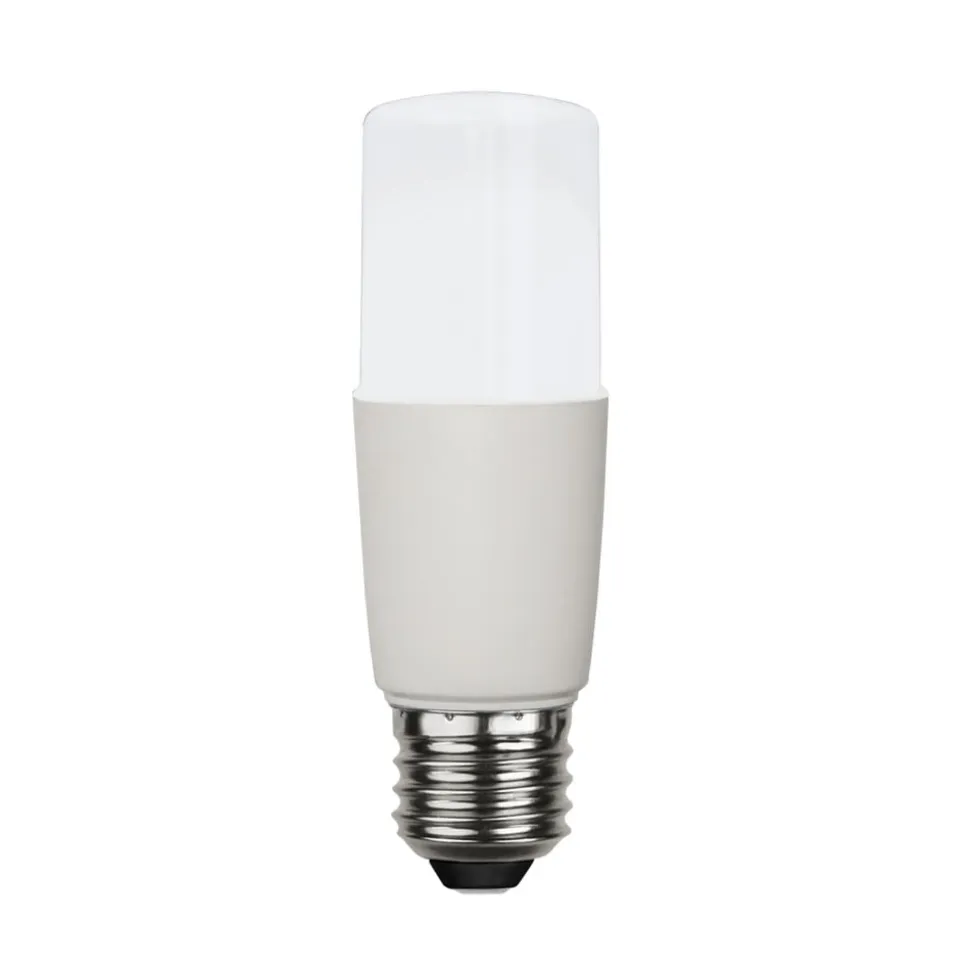 LED-pære E27 T40, 7 W, 6.500 K, 860 lm, mat hvid