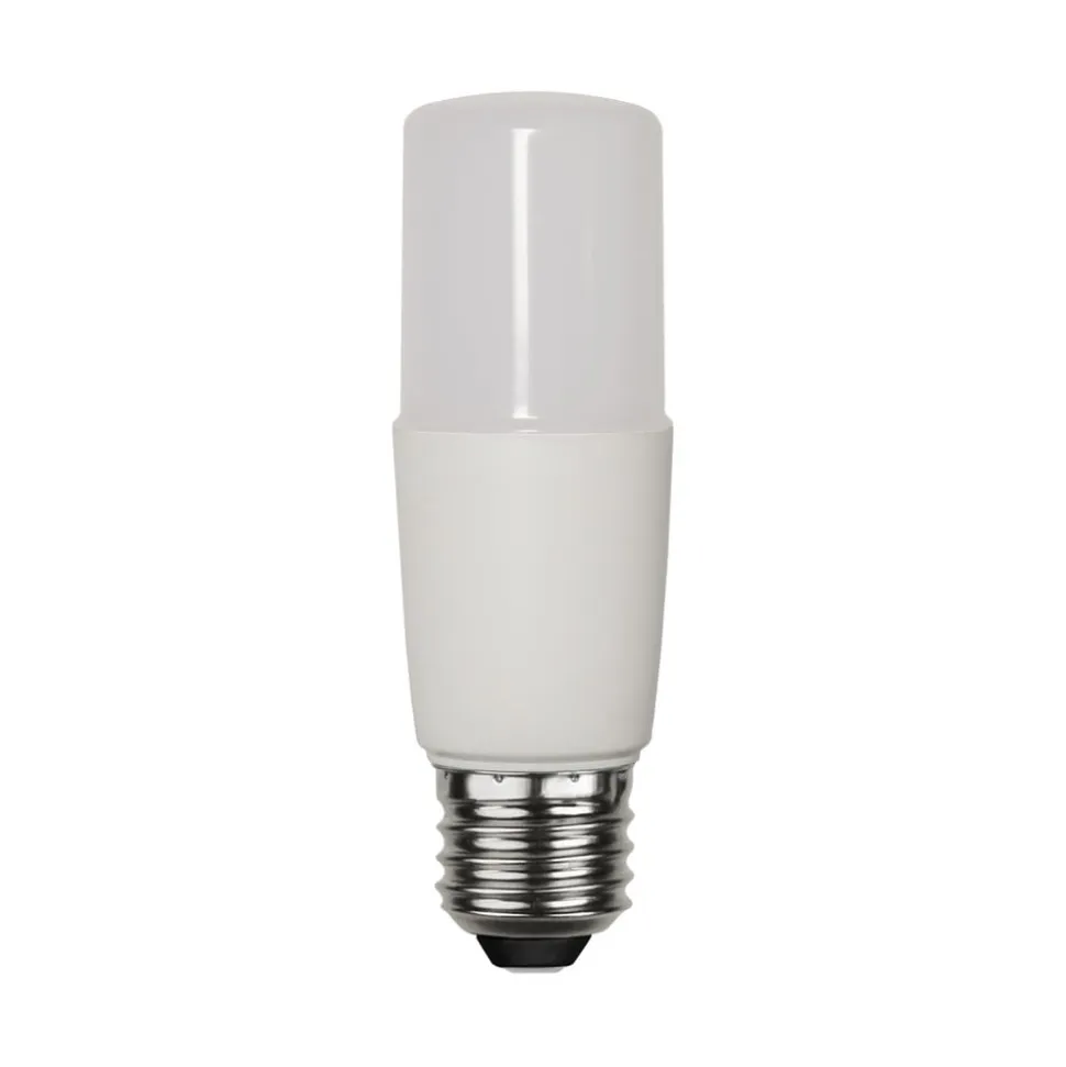 LED-pære E27 T40, 7 W, 6.500 K, 860 lm, mat hvid