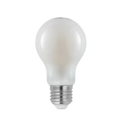 LED-pære E27 6W 2.700 K dæmpes opal 2 stk