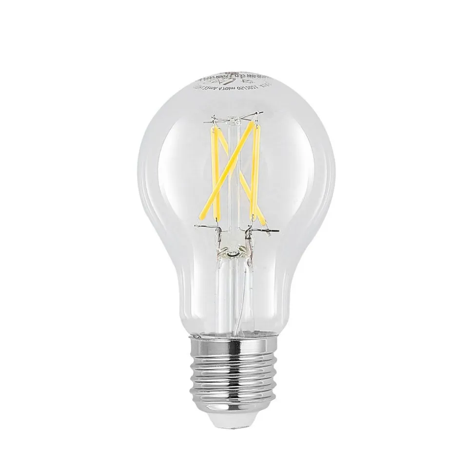 LED-pære E27 4W 2.700 K filament dæmpes klar 2 stk