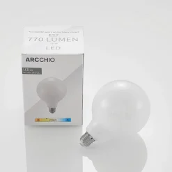 LED-pære E27 6W 2.700 K G125 kan dæmpes opal 3 stk