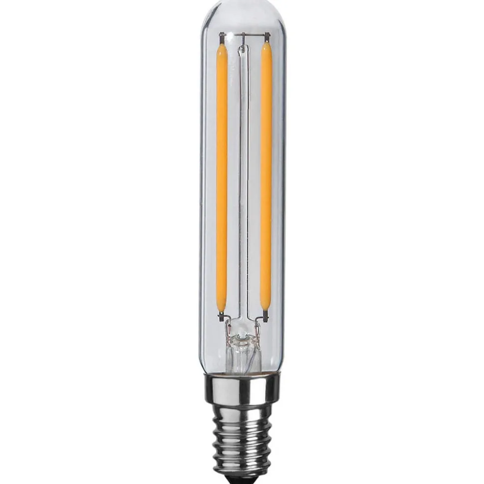 LED-pære E14 2W filament 2.700K Ra90, kan dæmpes