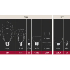 LED-pære E27 9W filamentpære 2.700K klar dæmpbar