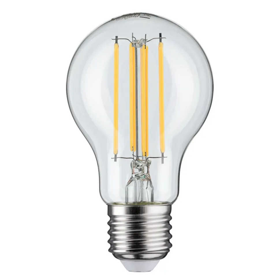 LED-pære E27 9W filamentpære 2.700K klar