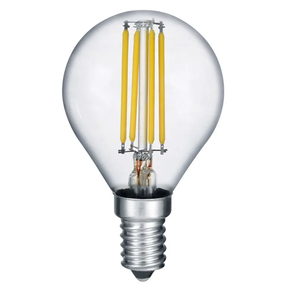 LED-pære E14 4W filamentpære, 2.700K Switch Dimmer
