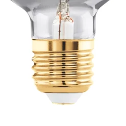 LED-pære E27 4W G60 2.000K Filament røgfarvet dæmpbar