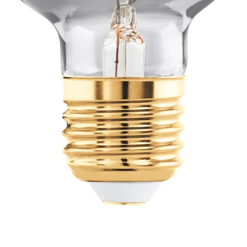 LED-pære E27 4W G60 2.000K Filament røgfarvet dæmpbar