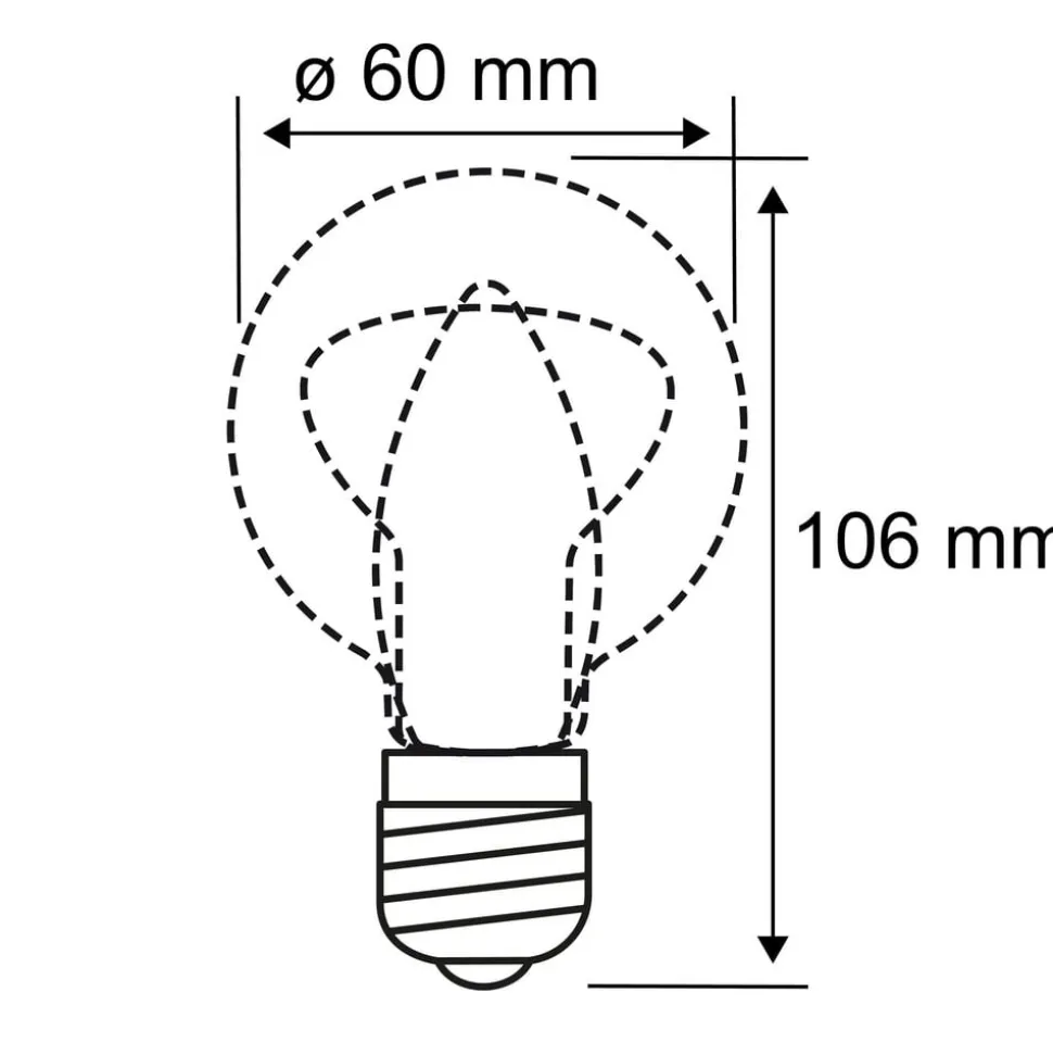 LED-pære E27 7W 2.700K mat
