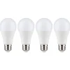 LED-pære E27 12W 2.700K opal i pakke med 4. stk.