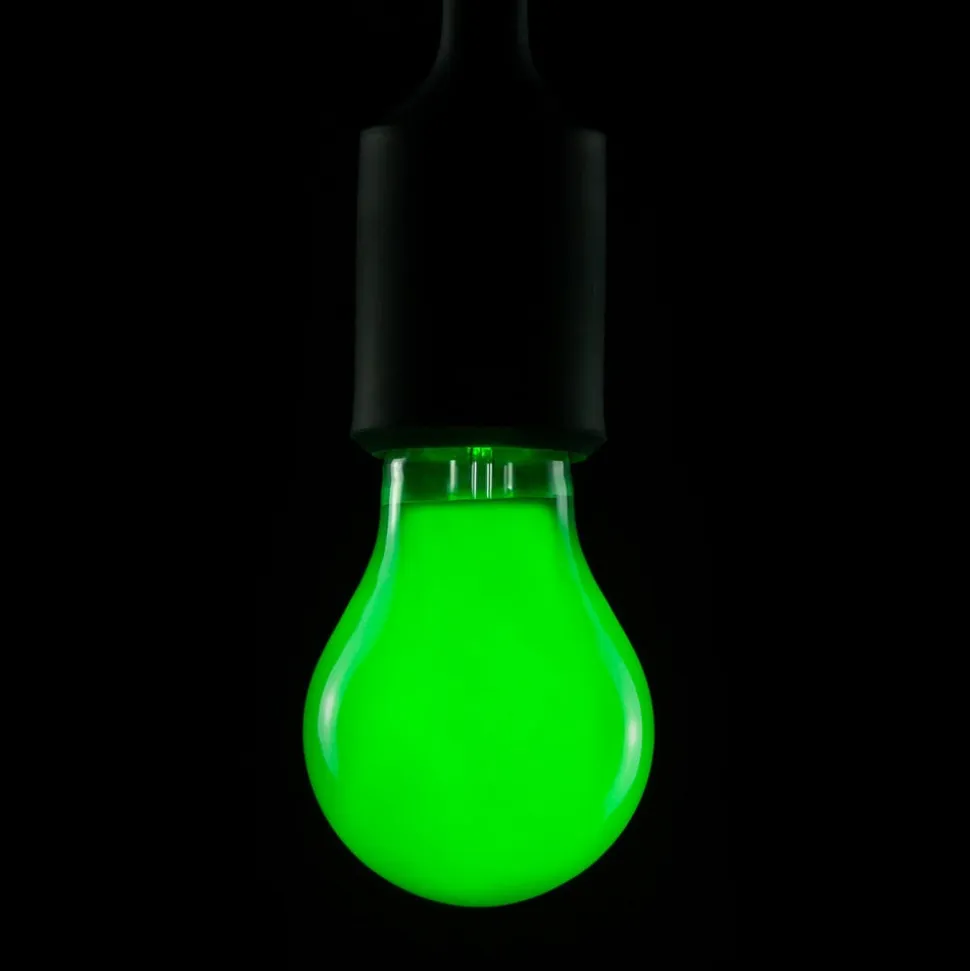 LED-pære, grøn, E27, 2 W, dæmpbar