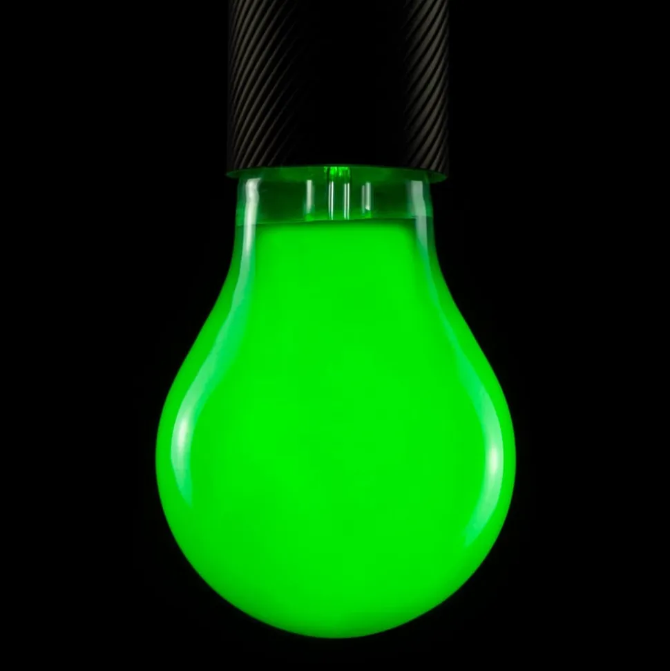 LED-pære, grøn, E27, 2 W, dæmpbar