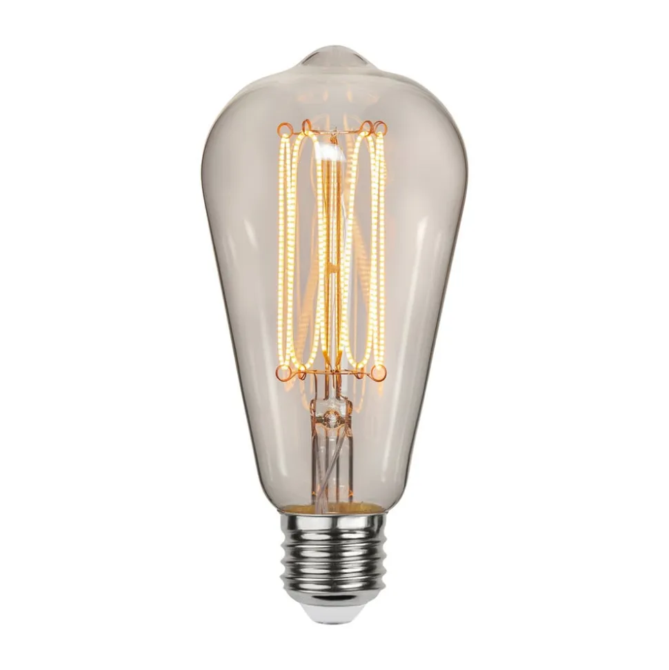 LED-pære ST64 Filamentpære E27 3,8W 1800K dæmpbar