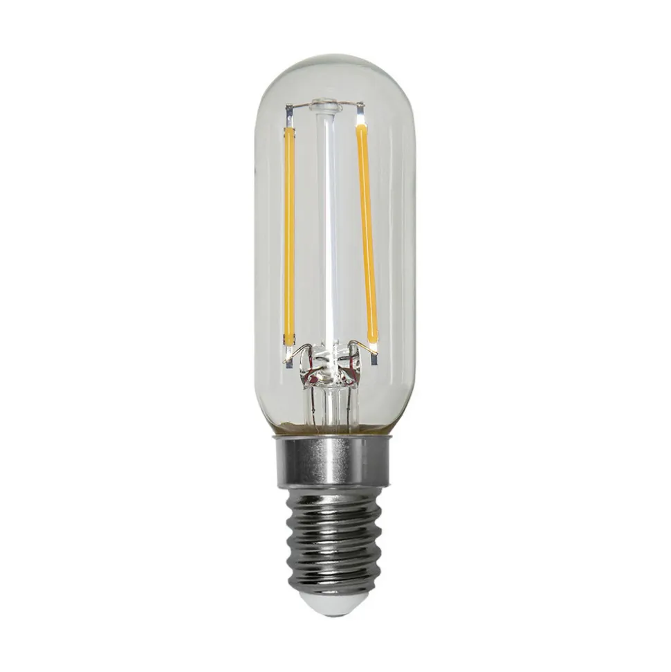 LED-pære T25, E14, klar, glødetråd, 1,8 W, 2.700 K