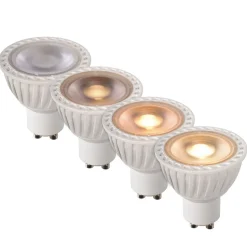 LED-reflektor GU10 5W dim to warm, hvid