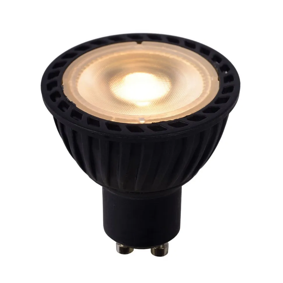 LED-reflektor GU10 5W dim to warm, sort