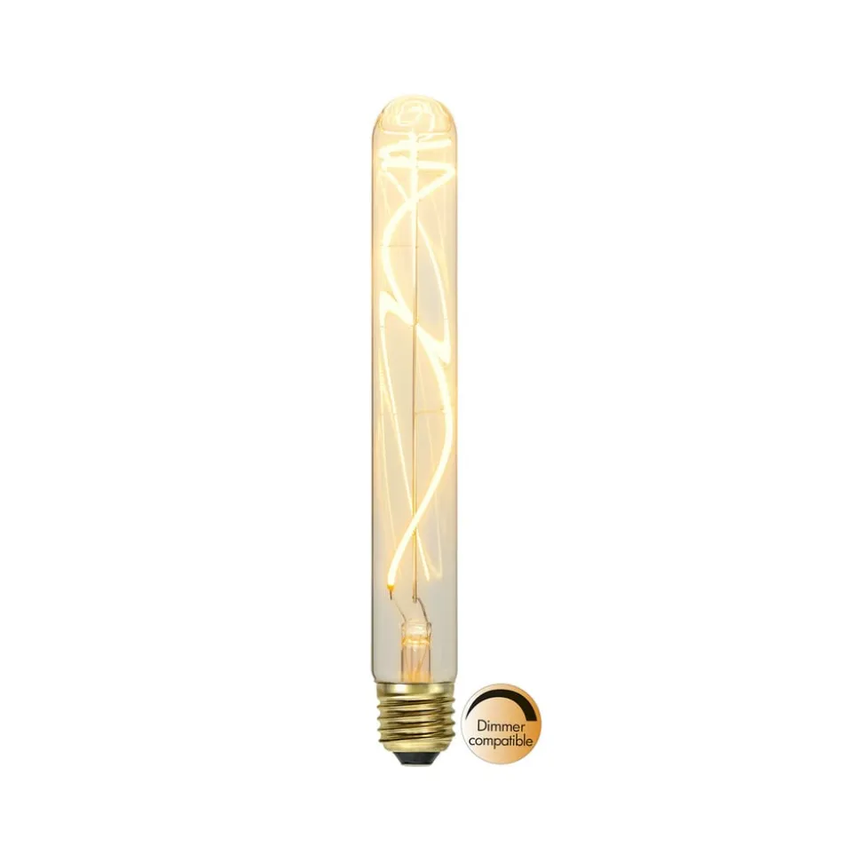 LED-rørpære E27 T30 22,5cm 3,4W 2.200K dæmpbar