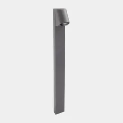 LEDS-C4 Eko Vejlampe, grå, højde 80 cm, aluminium