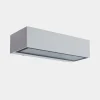 LEDS-C4 Udendørs LED-væglampe Nemesis, hvid, bredde 19,5 cm