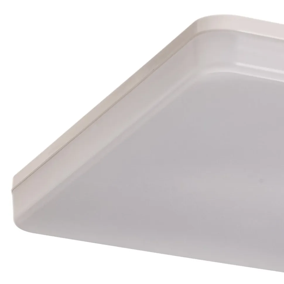 LED-sensorloftlampe Pronto, kantet, 33x33cm