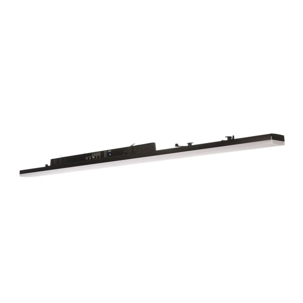 LED-skinnelampe LINEAR PRO sort CCT 120 cm 3-kredsløb DALI