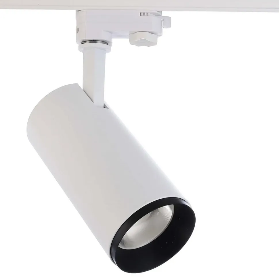 LED-skinnespot Lucea 3-faset 15 W hvid