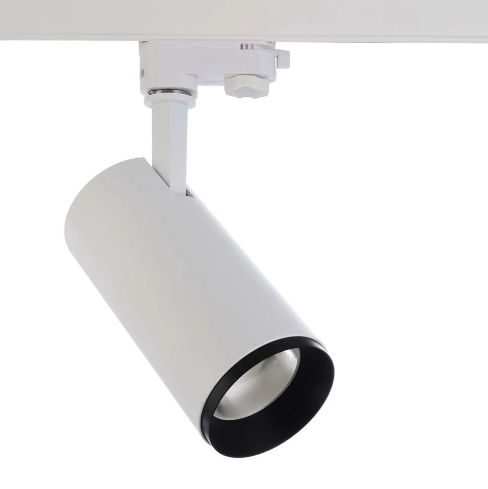 LED-skinnespot Lucea 3-faset 20W hvid