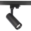 LED-skinnespot Lucea 3-faset 10W sort