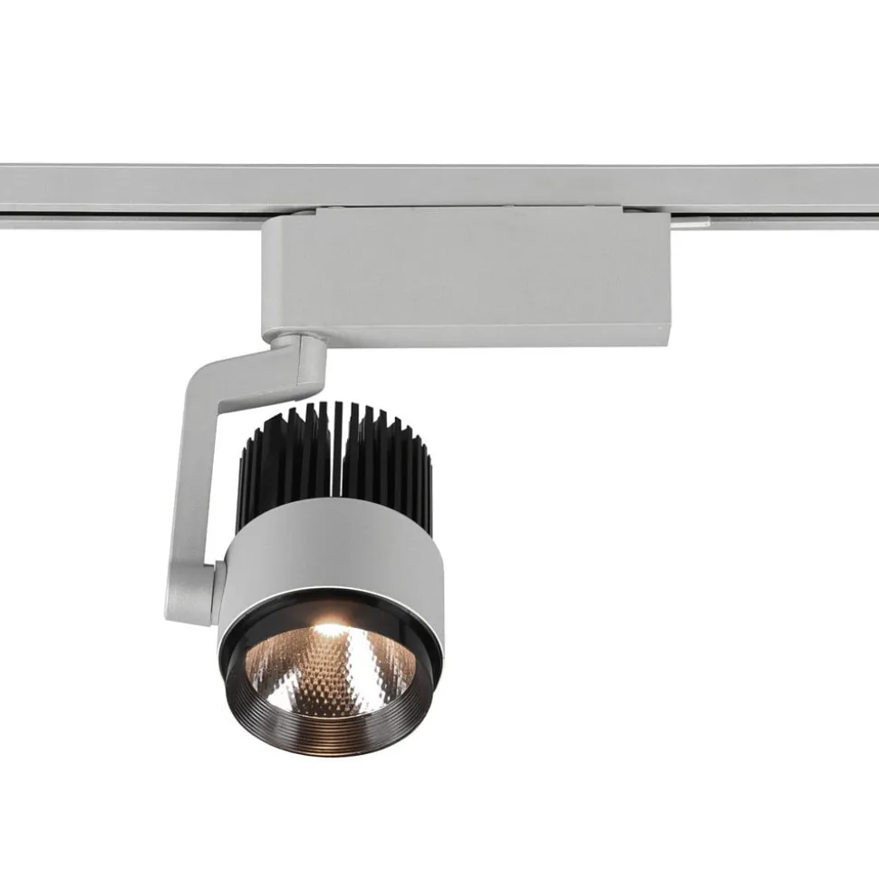 LED-skinnespot Radiator til DUOline, titanium mat, CCT