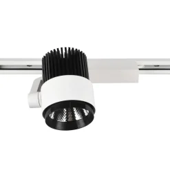 LED-skinnespot Radiator til DUOline, mat hvid, CCT
