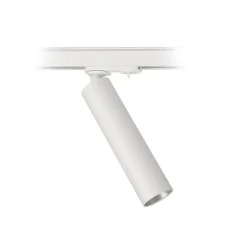 LED-skinnespot Slim 1-faset, hvid, aluminium, 5 W, 2.700 K