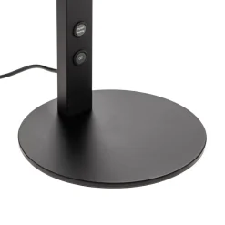 LED-skrivebordslampe Ideal med dæmper, sort