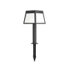 LED-sokkellampe Altilia, højde 56 cm, sort, sensor