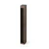 LED-sokkellampe Cerler, brun, 60 cm, metal, IP65, CCT