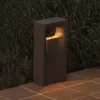 LED-sokkellampe Glint, 3000K, 40 cm, grå, beton, IP55