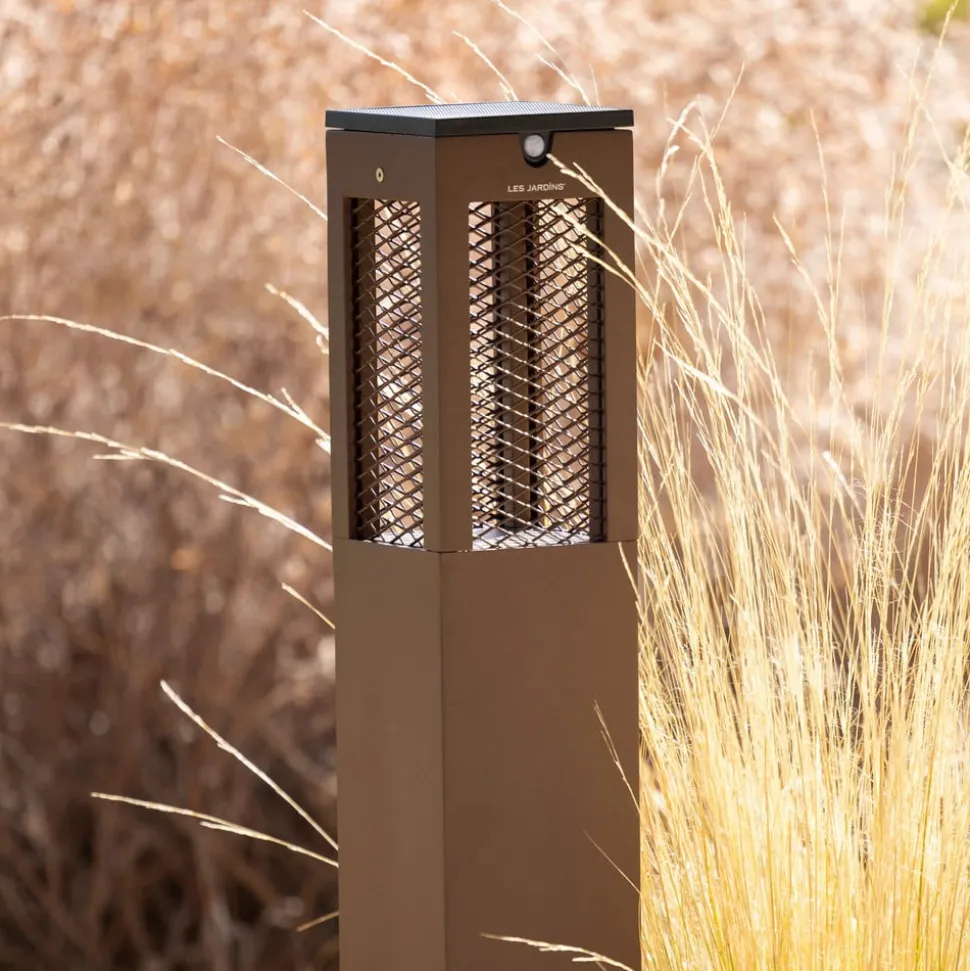 LED-solcellebelysning Tradition Sensor Corten 90 cm
