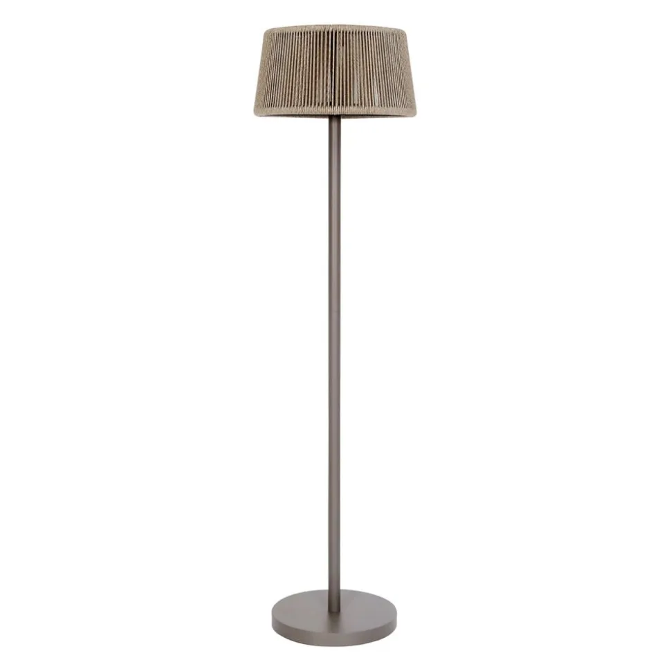 LED-solcellegulvlampe Rop&Strip, højdejusterbar, 500 lm