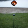 LED-solcellelampe Fairytale, orange