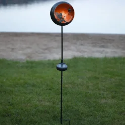 LED-solcellelampe Fairytale, orange