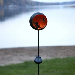 LED-solcellelampe Fairytale, orange