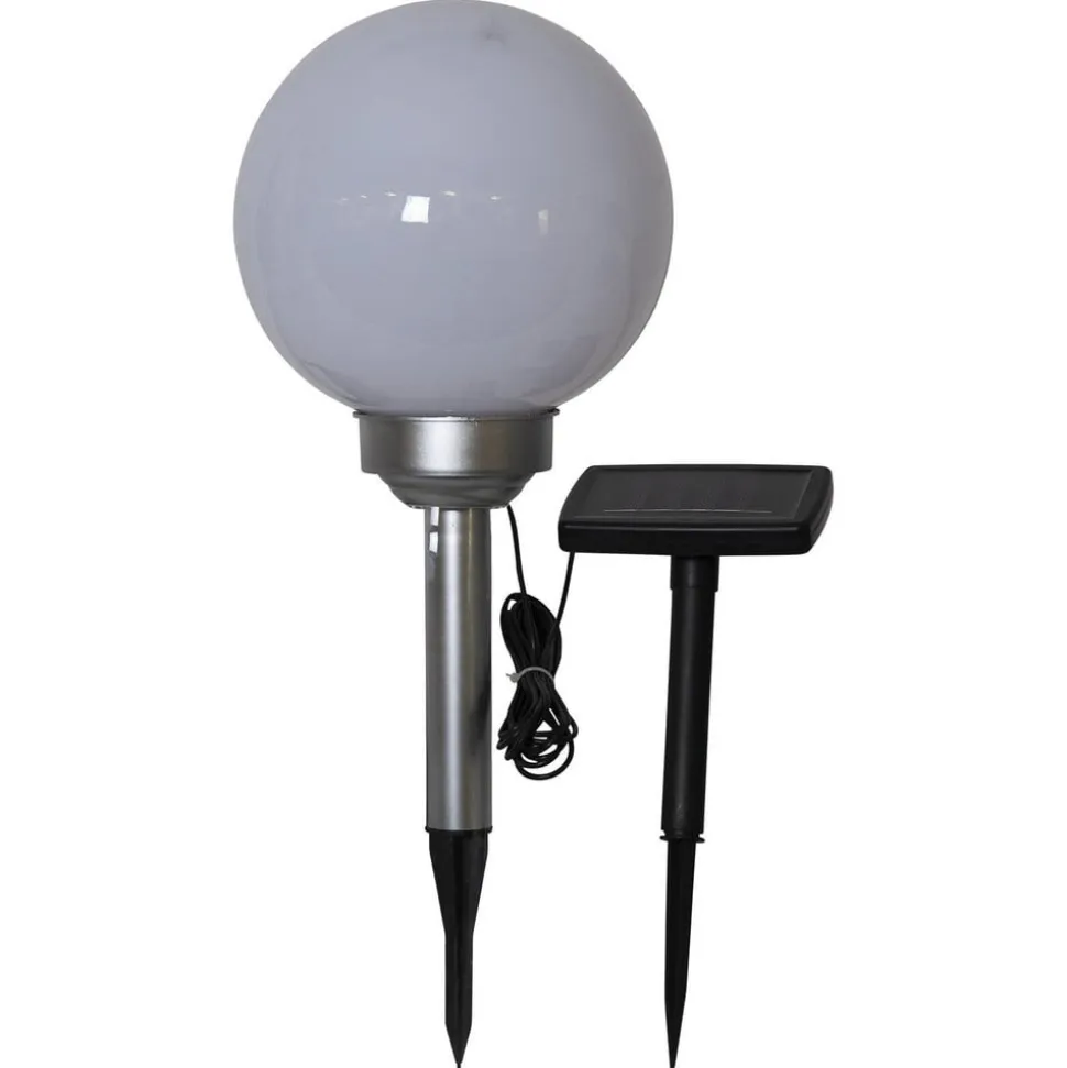 LED-solcellelampe Lunay, roterende lyskilde
